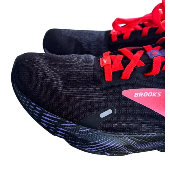 Brooks Launch GTS 9 Women’s 9 Black Purple Athletic Running Shoes - Picture 12 of 14